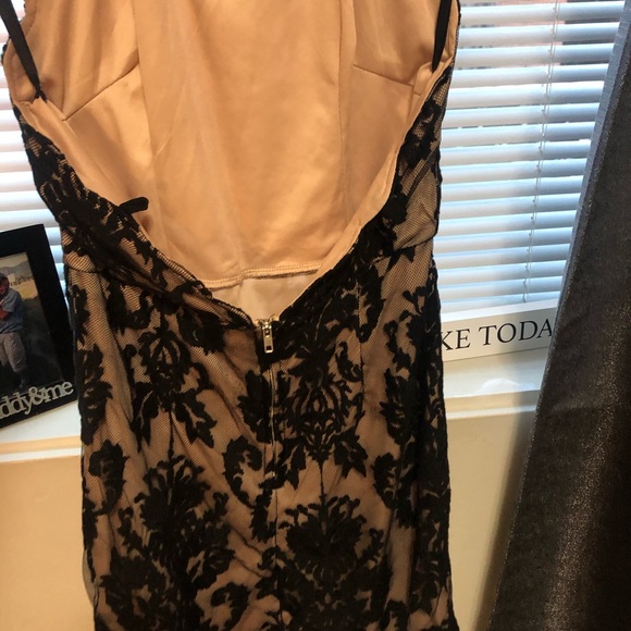 lace dress black and tan - Picture 3 of 4